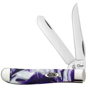 Case Purple Passion Mini Trapper 2.75 inch Folding Knife