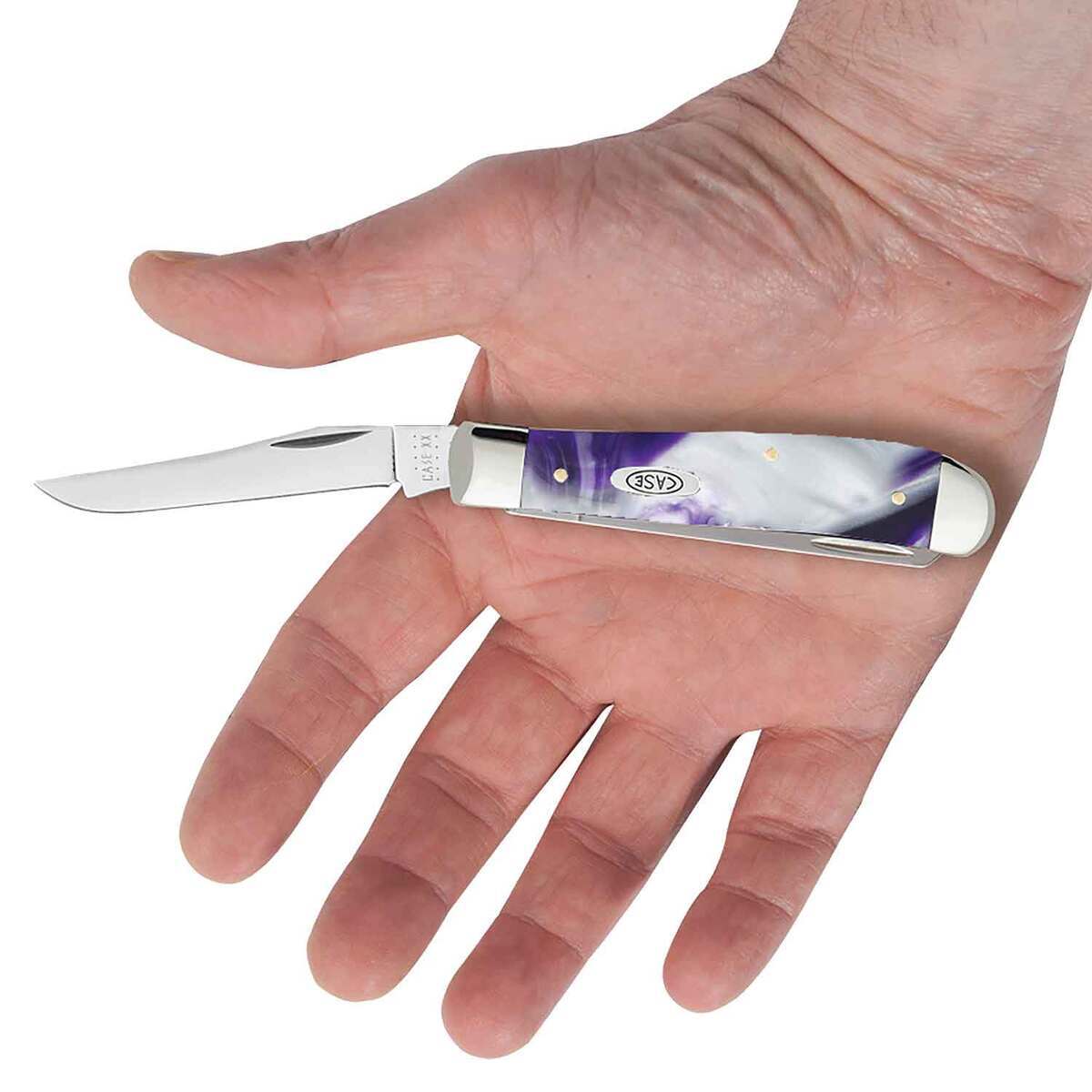 Case Purple Passion Mini Trapper 2.75 inch Folding Knife - Purple Passion Case Purple Passion Mini Trapper 2.75 inch Folding Knife - Purple Passion