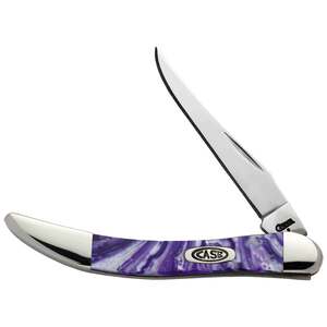 Case Purple Passion Small Texas Toothpick 2.25 inch Folding Knife