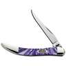 Case Purple Passion Small Texas Toothpick 2.25 inch Folding Knife - Purple Passion