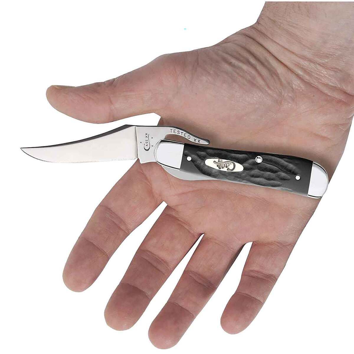 Case RussLock 2.7 inch Folding Knife - Rough Black Case RussLock 2.7 inch Folding Knife - Rough Black