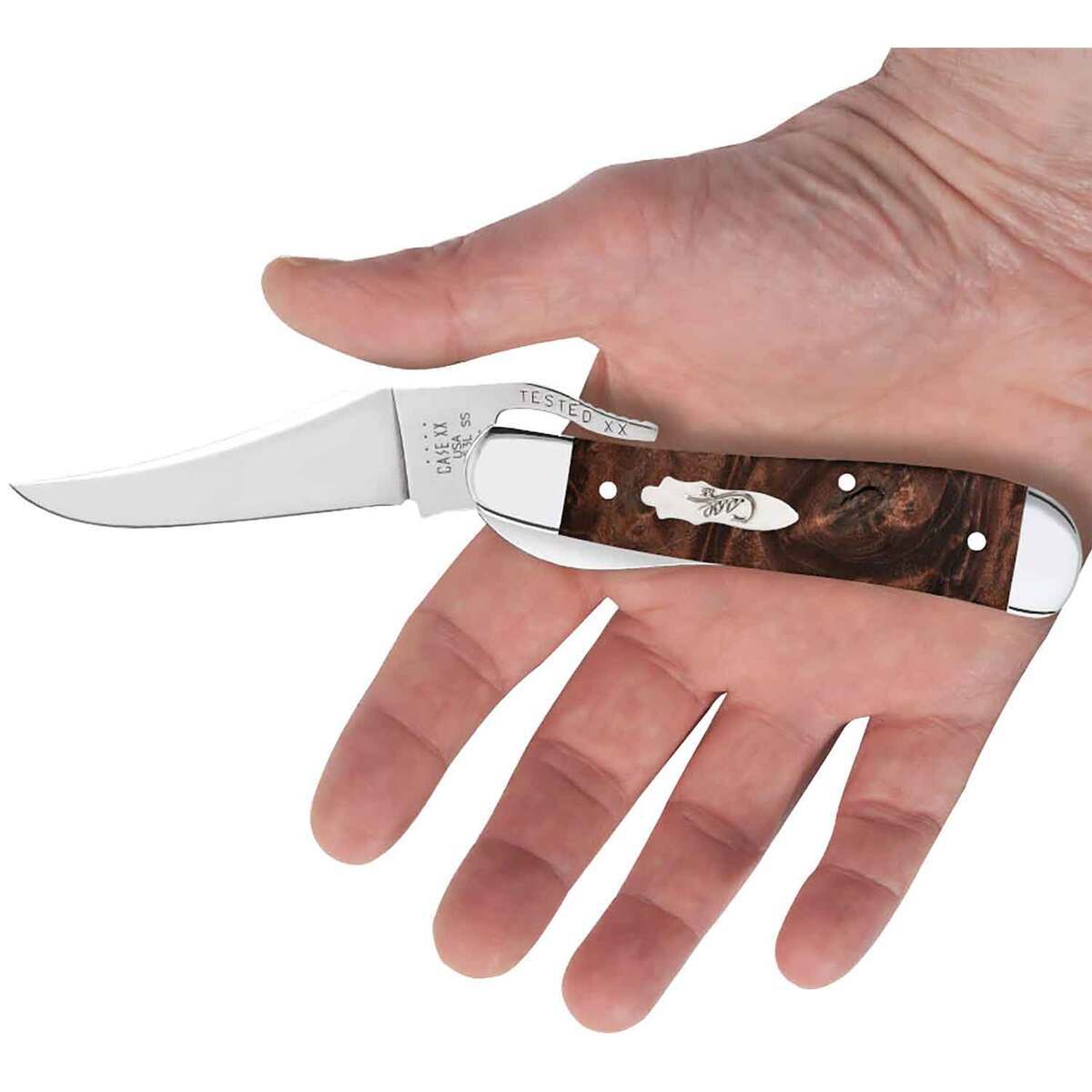 Case RussLock 2.7 inch Folding Knife - Brown Case RussLock 2.7 inch Folding Knife - Brown