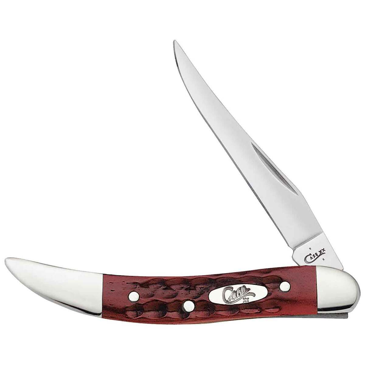 Case Small Texas Toothpick 2.25 inch Folding Knife - Old Red Bone Case Small Texas Toothpick 2.25 inch Folding Knife - Old Red Bone