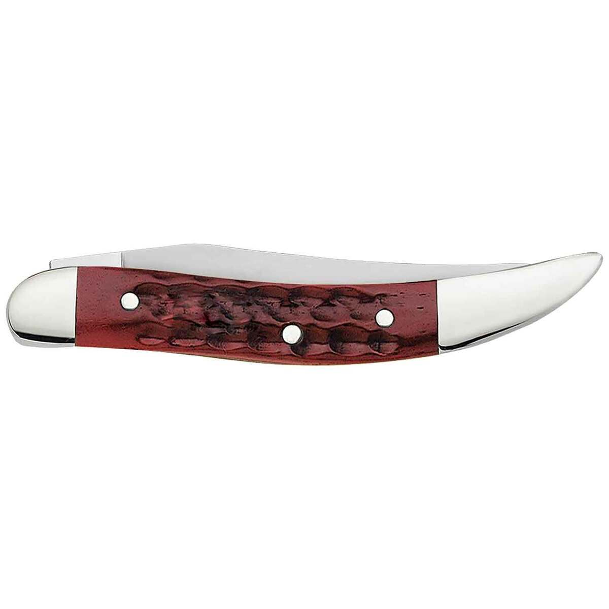 Case Small Texas Toothpick 2.25 inch Folding Knife - Old Red Bone Case Small Texas Toothpick 2.25 inch Folding Knife - Old Red Bone