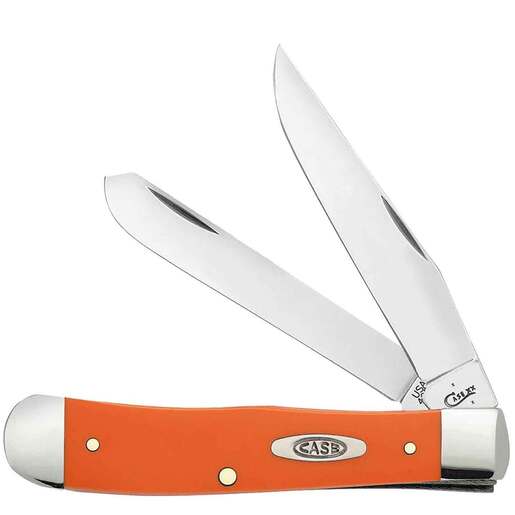 Case Smooth Orange Synthetic Pocket Knives - Orange