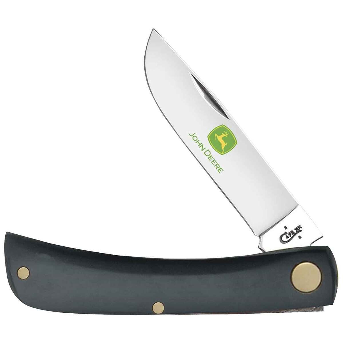 Case Sod John Deere Buster Jr 2.8 inch Folding Knife - Black Case Sod John Deere Buster Jr 2.8 inch Folding Knife - Black