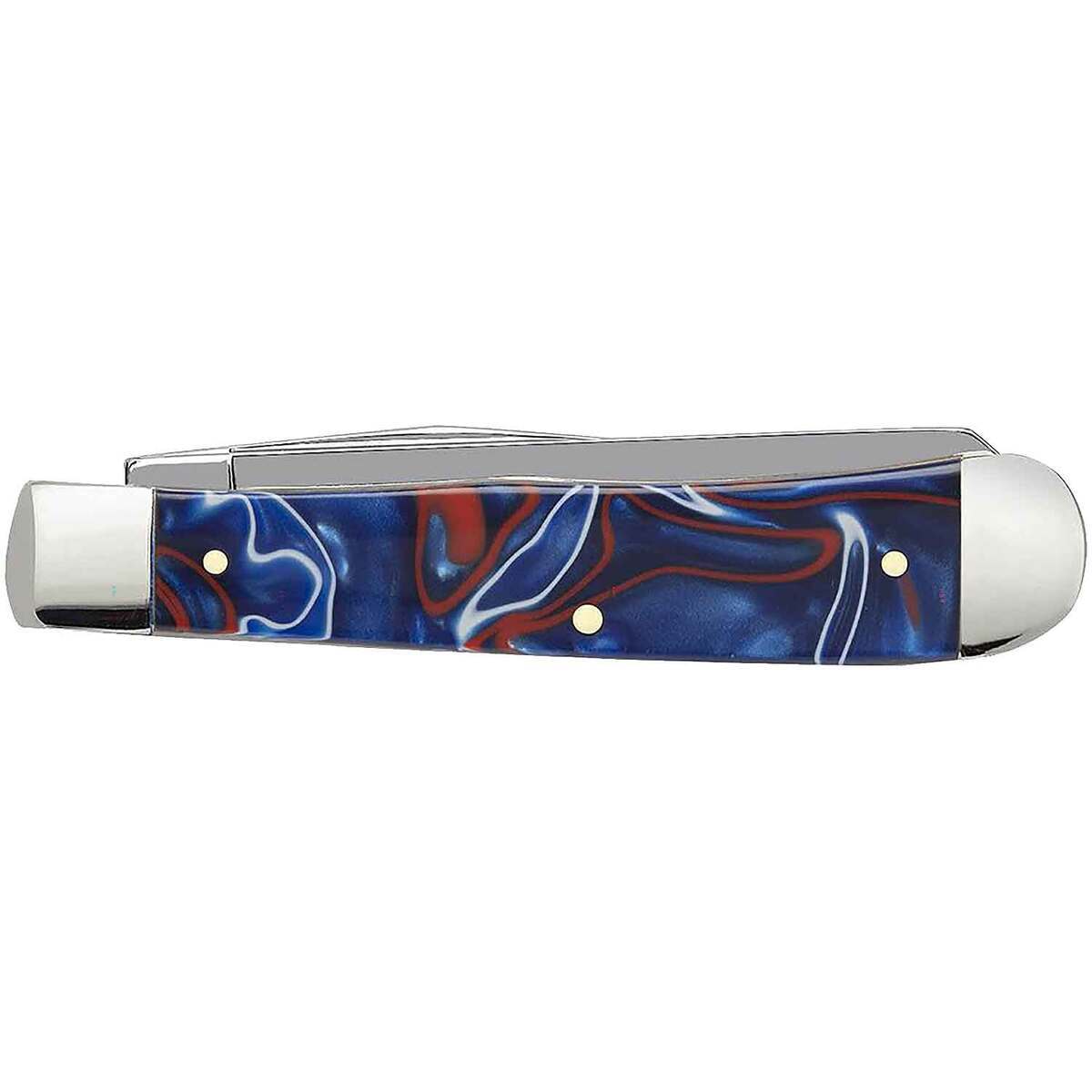Case Trapper 3.27 inch Folding Knife - Patriotic Kirinite Case Trapper 3.27 inch Folding Knife - Patriotic Kirinite