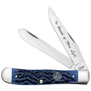 Case Trapper 3.27 inch Folding Knife with Tin