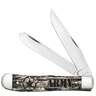 Case U.S. Army Trapper 3.27 inch Folding Knife - Natural Bone