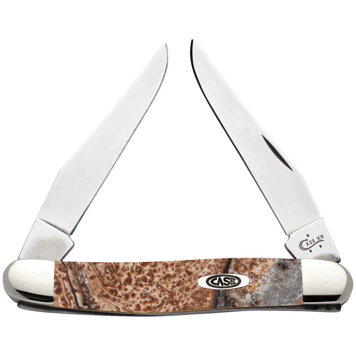 Case Whitetail Deer Muskrat 2.88 inch Folding Knife - Whitetail Deer Case Whitetail Deer Muskrat 2.88 inch Folding Knife - Whitetail Deer
