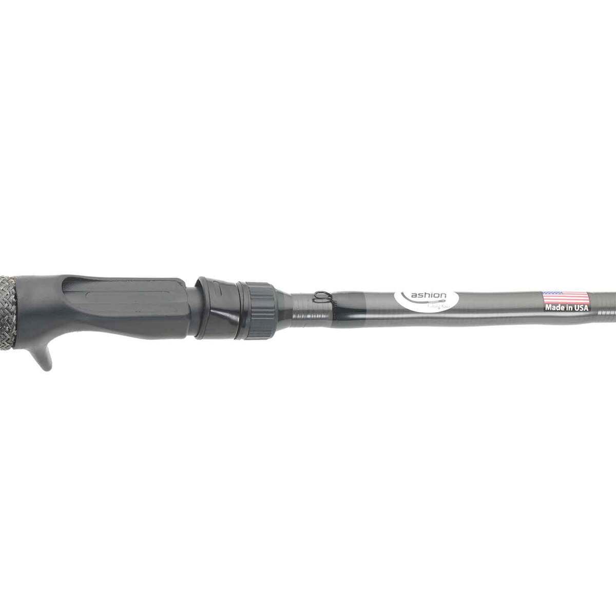 Cashion Fishing Rods CK Series Chattergrass Casting Rod - 7ft 4in, Medium Heavy Power, Fast Action, 1pc - Black Cashion Fishing Rods CK Series Chattergrass Casting Rod - 7ft 4in, Medium Heavy Power, Fast Action, 1pc - Black