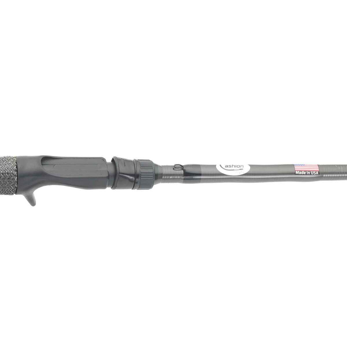 Cashion Fishing Rods CK Series Flipping Casting Rod - 7ft 6in, Medium Heavy Power, Fast Action, 1pc - Black Cashion Fishing Rods CK Series Flipping Casting Rod - 7ft 6in, Medium Heavy Power, Fast Action, 1pc - Black