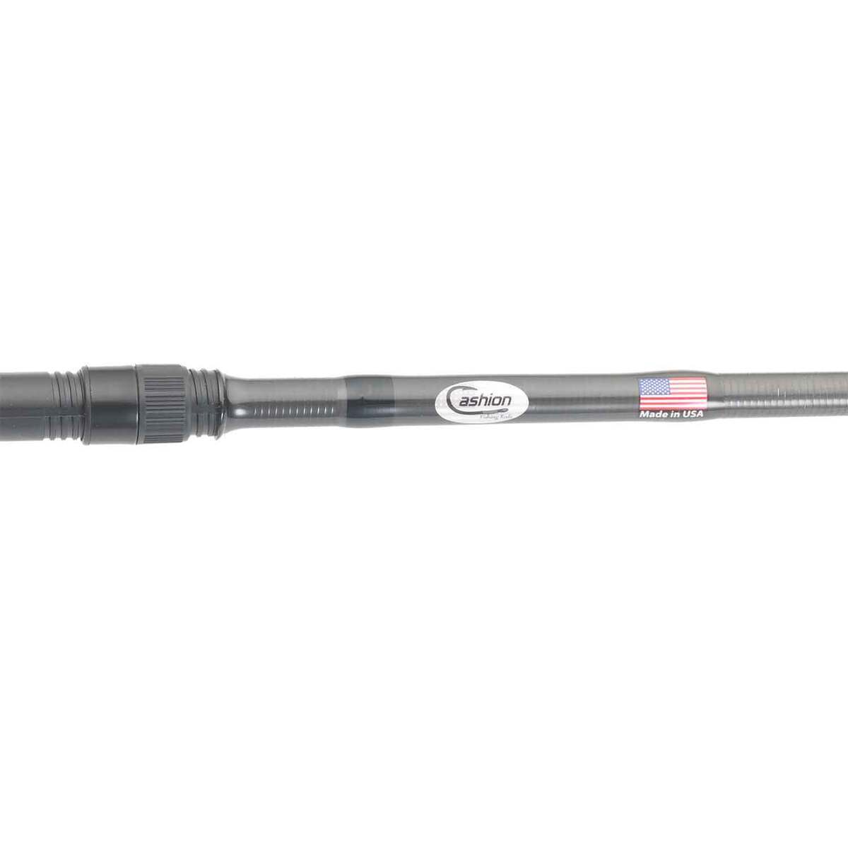 Cashion Fishing Rods CK Series Shaky Head Spinning Rod - 7ft 2in, Medium Heavy Power, Fast Action, 1pc - Black Cashion Fishing Rods CK Series Shaky Head Spinning Rod - 7ft 2in, Medium Heavy Power, Fast Action, 1pc - Black