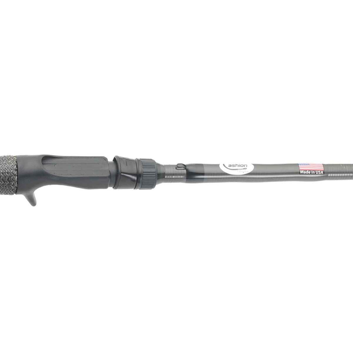 Cashion Fishing Rods CK Series Worm/Jig Casting Rod - 7ft 3in, Medium Heavy Power, Fast Action, 1pc - Black Cashion Fishing Rods CK Series Worm/Jig Casting Rod - 7ft 3in, Medium Heavy Power, Fast Action, 1pc - Black