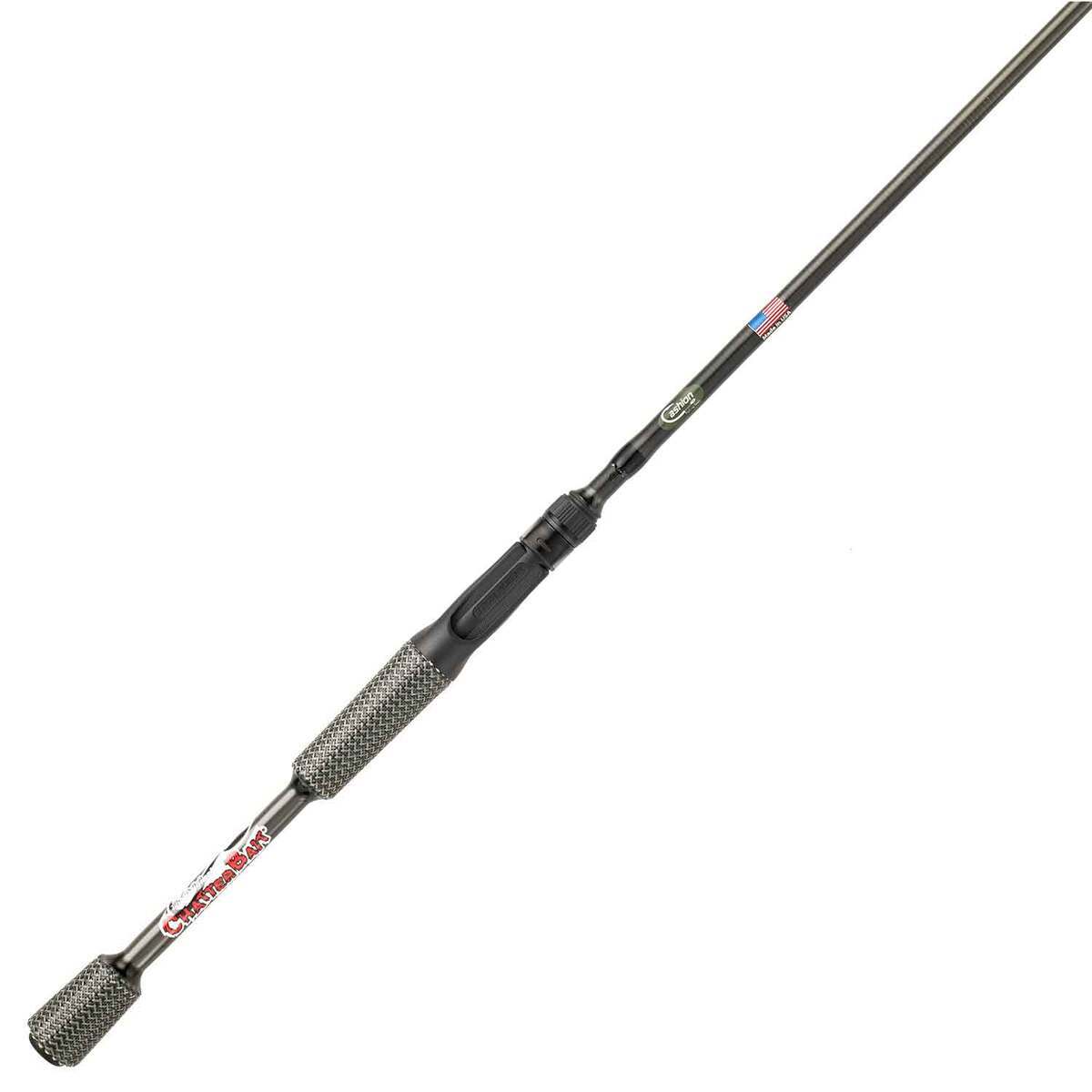 Cashion Fishing Rods ICON Chatterbait Casting Rod - 7ft 1in, Medium Heavy Power, Moderate Fast Action, 1pc - Black Cashion Fishing Rods ICON Chatterbait Casting Rod - 7ft 1in, Medium Heavy Power, Moderate Fast Action, 1pc - Black