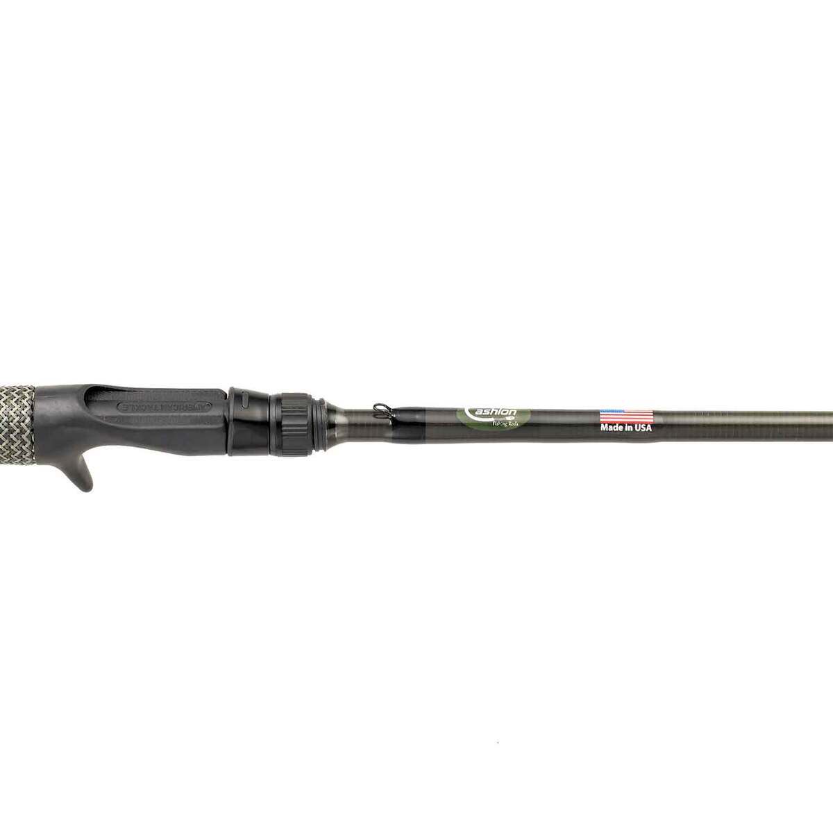 Cashion Fishing Rods ICON Multi-Purpose Casting Rod - 7ft 4in, Medium Heavy Power, Moderate Fast Action, 1pc - Black Cashion Fishing Rods ICON Multi-Purpose Casting Rod - 7ft 4in, Medium Heavy Power, Moderate Fast Action, 1pc - Black