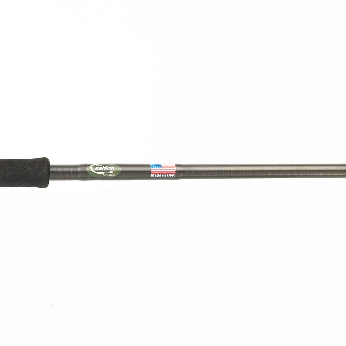 Cashion Fishing Rods ICON Small Crankbait Spinning Rod - 6ft 9in, Medium Heavy Power, Moderate Fast Action, 1pc - Black Cashion Fishing Rods ICON Small Crankbait Spinning Rod - 6ft 9in, Medium Heavy Power, Moderate Fast Action, 1pc - Black