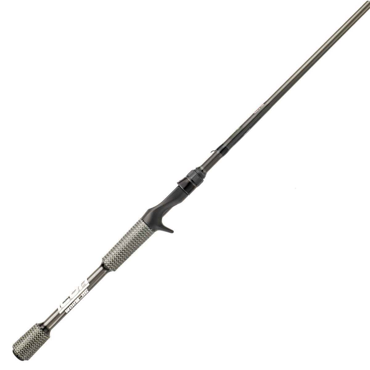 Cashion Fishing Rods ICON Worm/Jig Carolina Rig Casting Rod - 7ft 6in, Heavy Power, Fast Action, 1pc - Black Cashion Fishing Rods ICON Worm/Jig Carolina Rig Casting Rod - 7ft 6in, Heavy Power, Fast Action, 1pc - Black