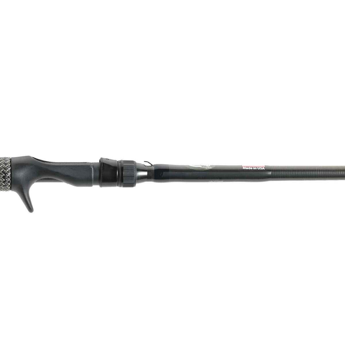 Cashion Fishing Rods ICON Worm/Jig Carolina Rig Casting Rod - 7ft 6in, Heavy Power, Fast Action, 1pc - Black Cashion Fishing Rods ICON Worm/Jig Carolina Rig Casting Rod - 7ft 6in, Heavy Power, Fast Action, 1pc - Black