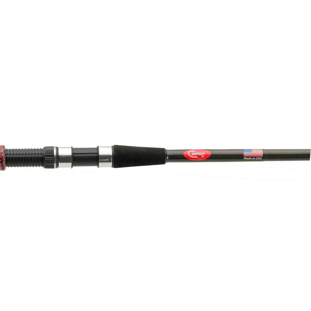 Cashion Fishing Rods John Crews ICON Dropshot Spinning Rod - 7ft 4in, Medium Heavy Power, Fast Action, 1pc - Black Cashion Fishing Rods John Crews ICON Dropshot Spinning Rod - 7ft 4in, Medium Heavy Power, Fast Action, 1pc - Black
