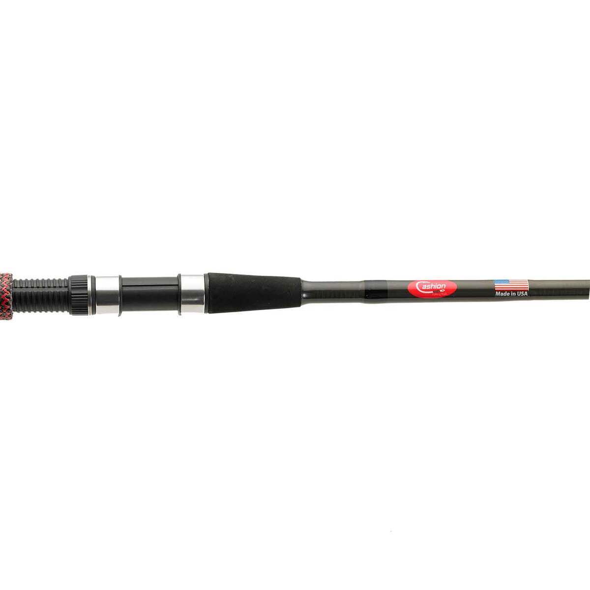 Cashion Fishing Rods John Crews ICON Micro Jig Spinning Rod - 7ft 1in, Medium Heavy Power, Fast Action, 1pc - Black Cashion Fishing Rods John Crews ICON Micro Jig Spinning Rod - 7ft 1in, Medium Heavy Power, Fast Action, 1pc - Black