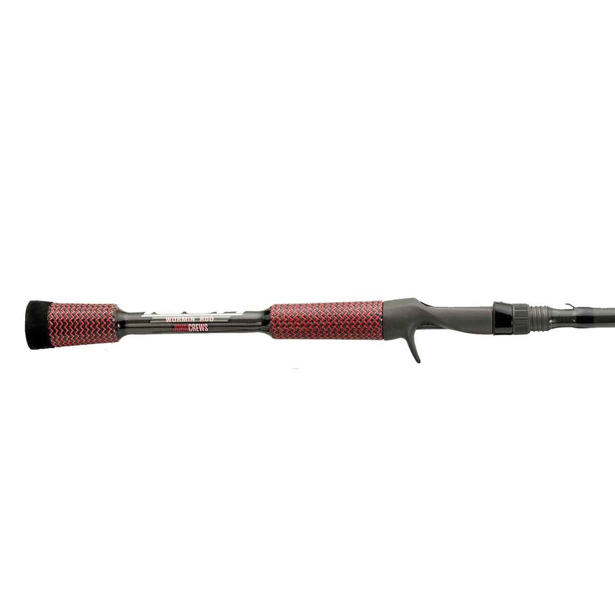 Cashion Fishing Rods John Crews ICON Worming Casting Rod - 7ft 2in, Medium Heavy Power, Fast Action, 1pc - Black Cashion Fishing Rods John Crews ICON Worming Casting Rod - 7ft 2in, Medium Heavy Power, Fast Action, 1pc - Black