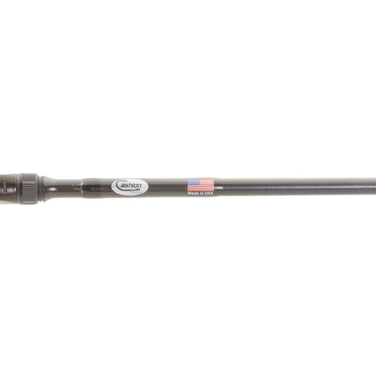 Cashion Fishing Rods New CORE Series A Rig Casting Rod - 7ft 10in, Heavy Power, Moderate Fast Action, 1pc - Black Cashion Fishing Rods New CORE Series A Rig Casting Rod - 7ft 10in, Heavy Power, Moderate Fast Action, 1pc - Black