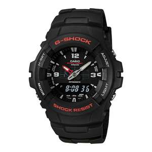 Casio G-Shock G100-1BV Watch - Black