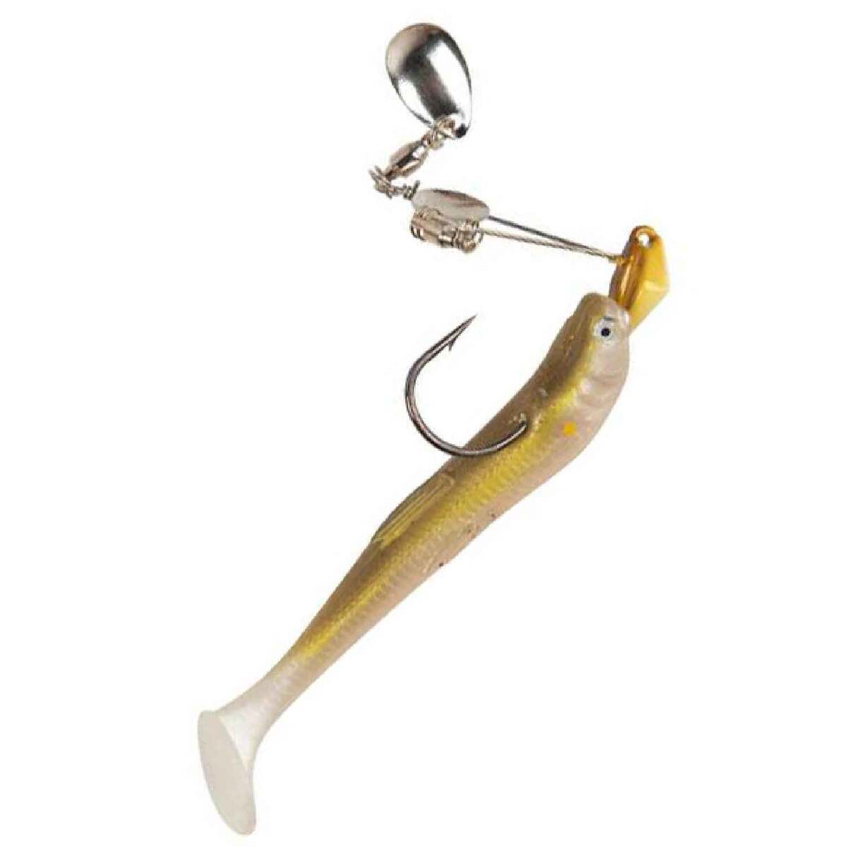 Castaic Double Trouble (Lynch Mob) Soft Swimbait - Blue Shad, 5in - Blue Shad Castaic Double Trouble (Lynch Mob) Soft Swimbait - Blue Shad, 5in - Blue Shad