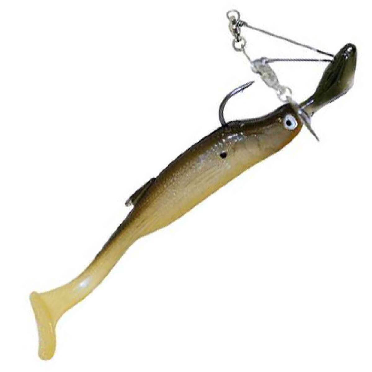 Castaic Double Trouble (Lynch Mob) Soft Swimbait - Blue Shad, 5in - Blue Shad Castaic Double Trouble (Lynch Mob) Soft Swimbait - Blue Shad, 5in - Blue Shad
