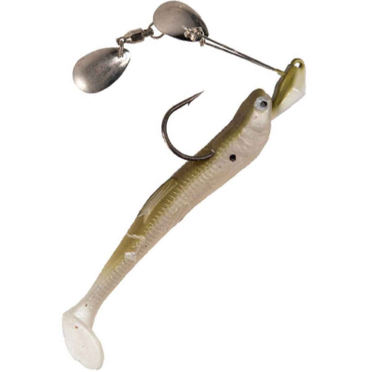 Castaic Double Trouble (Lynch Mob) Soft Swimbait - Blue Shad, 5in - Blue Shad Castaic Double Trouble (Lynch Mob) Soft Swimbait - Blue Shad, 5in - Blue Shad