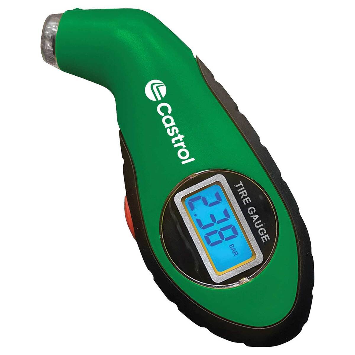 Castrol Digital Tire Pressure Gauge - Green Castrol Digital Tire Pressure Gauge - Green