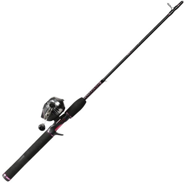 Okuma A-TAC 6ft 6in Spinning Rod and Reel Combo - Black Grey White Silver Blue by Sportsman's Warehouse