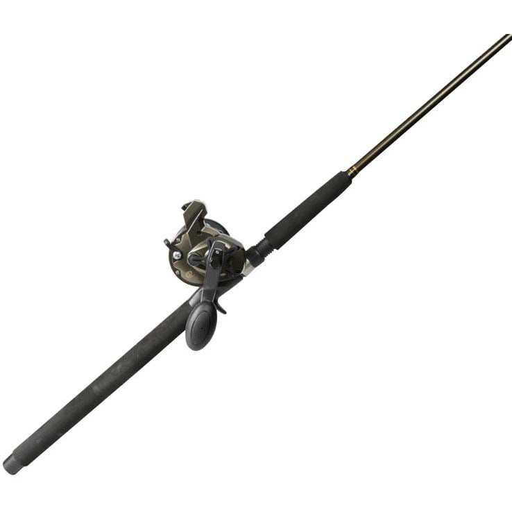 Okuma A-TAC 6ft 6in Spinning Rod and Reel Combo - Black Grey White Silver Blue by Sportsman's Warehouse