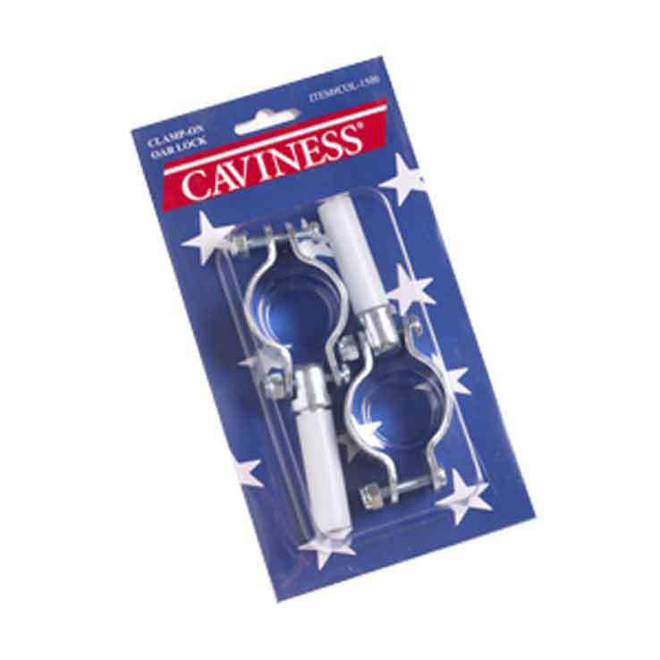 Caviness Clamp-On Oar Locks - Silver Caviness Clamp-On Oar Locks - Silver