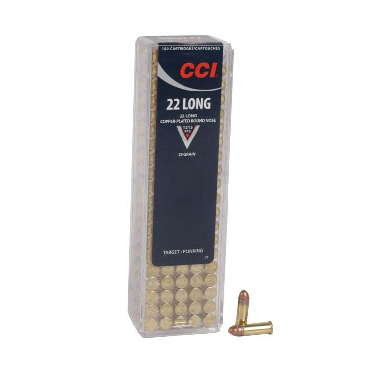 CCI High Velocity 22 Long Rifle 29gr RN Rimfire Ammo - 100 Rounds CCI High Velocity 22 Long Rifle 29gr RN Rimfire Ammo - 100 Rounds