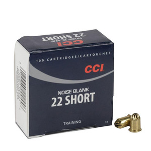 CCI 22 Short Blank Rimfire Ammo - 100 Rounds