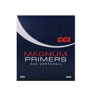 CCI No. 9 209M Magnum Shotshell Primers - 100 Count