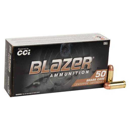 CCI Blazer Brass 10mm Auto 180gr FMJ Handgun Ammo Ammo - 50 Rounds 50 Rounds Ammo