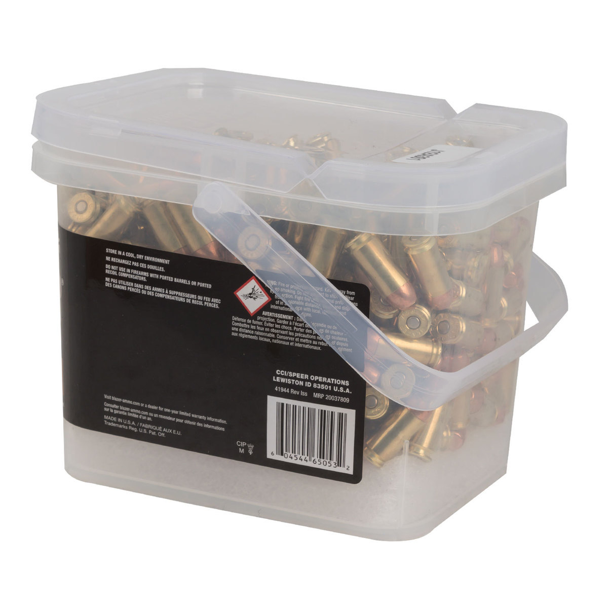 CCI Blazer Brass 40 S&W 180gr FMJ Handgun Ammo - 350 Rounds CCI Blazer Brass 40 S&W 180gr FMJ Handgun Ammo - 350 Rounds