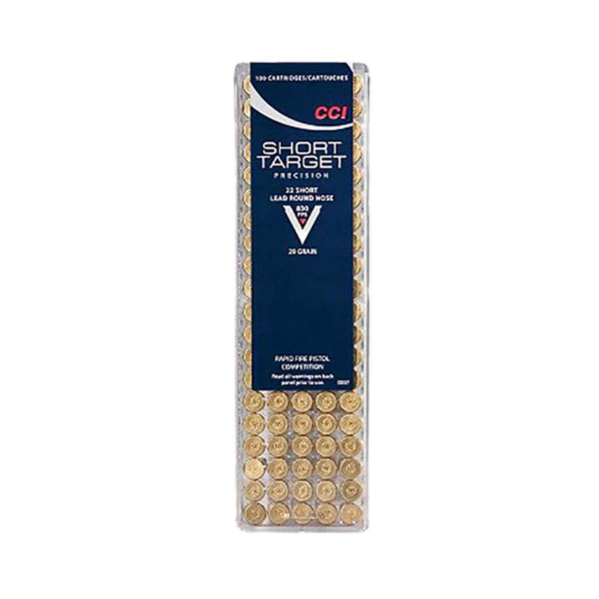 CCI Competition Short Target 22 Short 29gr LRN Rimfire Ammo - 100 Rounds CCI Competition Short Target 22 Short 29gr LRN Rimfire Ammo - 100 Rounds