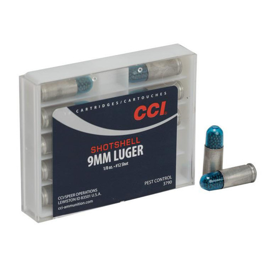 CCI Shotshell 9mm Luger 53gr No. 12 Shot Handgun Ammo Ammo - 10 Rounds 10 Rounds Ammo