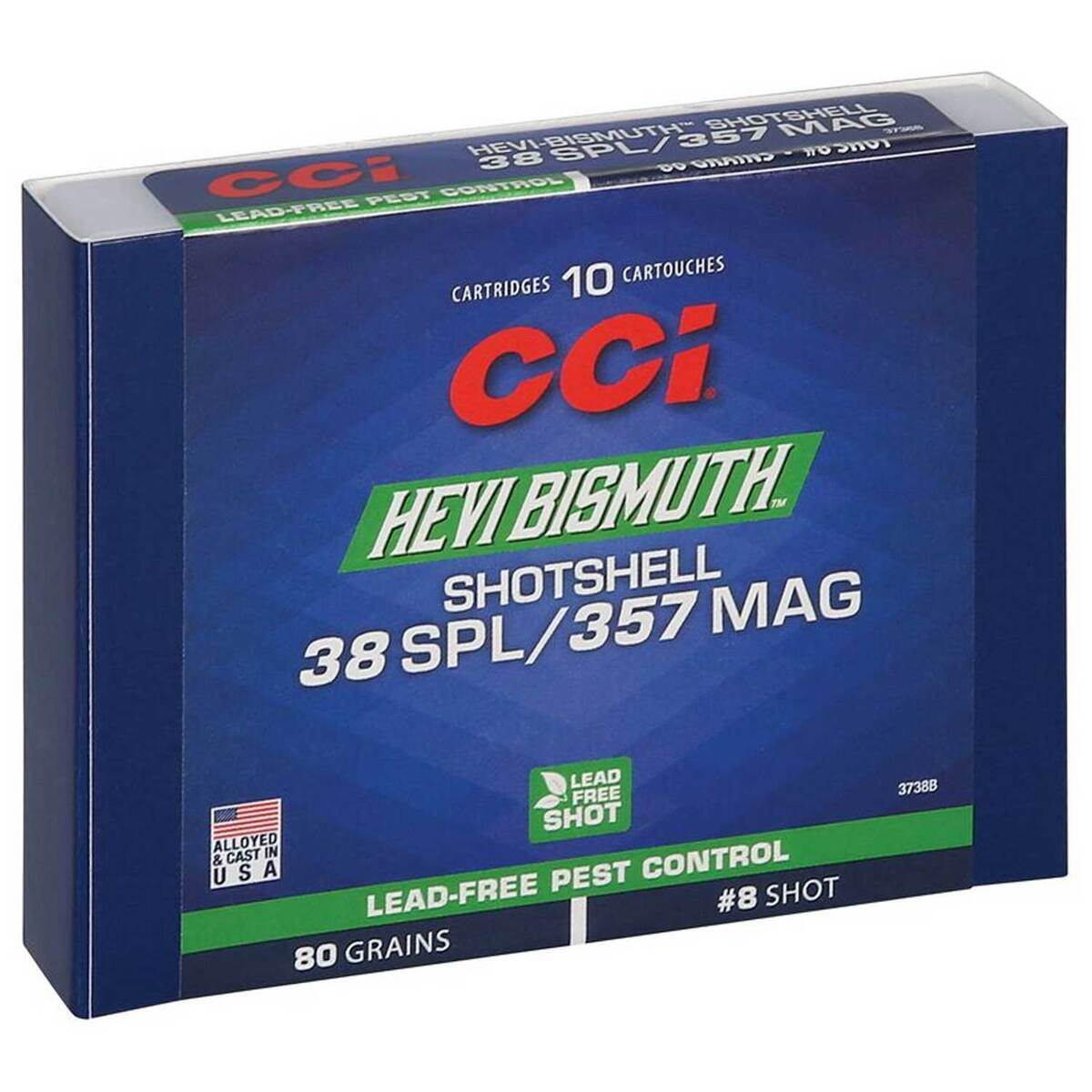 CCI Pest Control HEVI-Bismuth 38 Special/357 Magnum 80gr Shotshell #8 ...