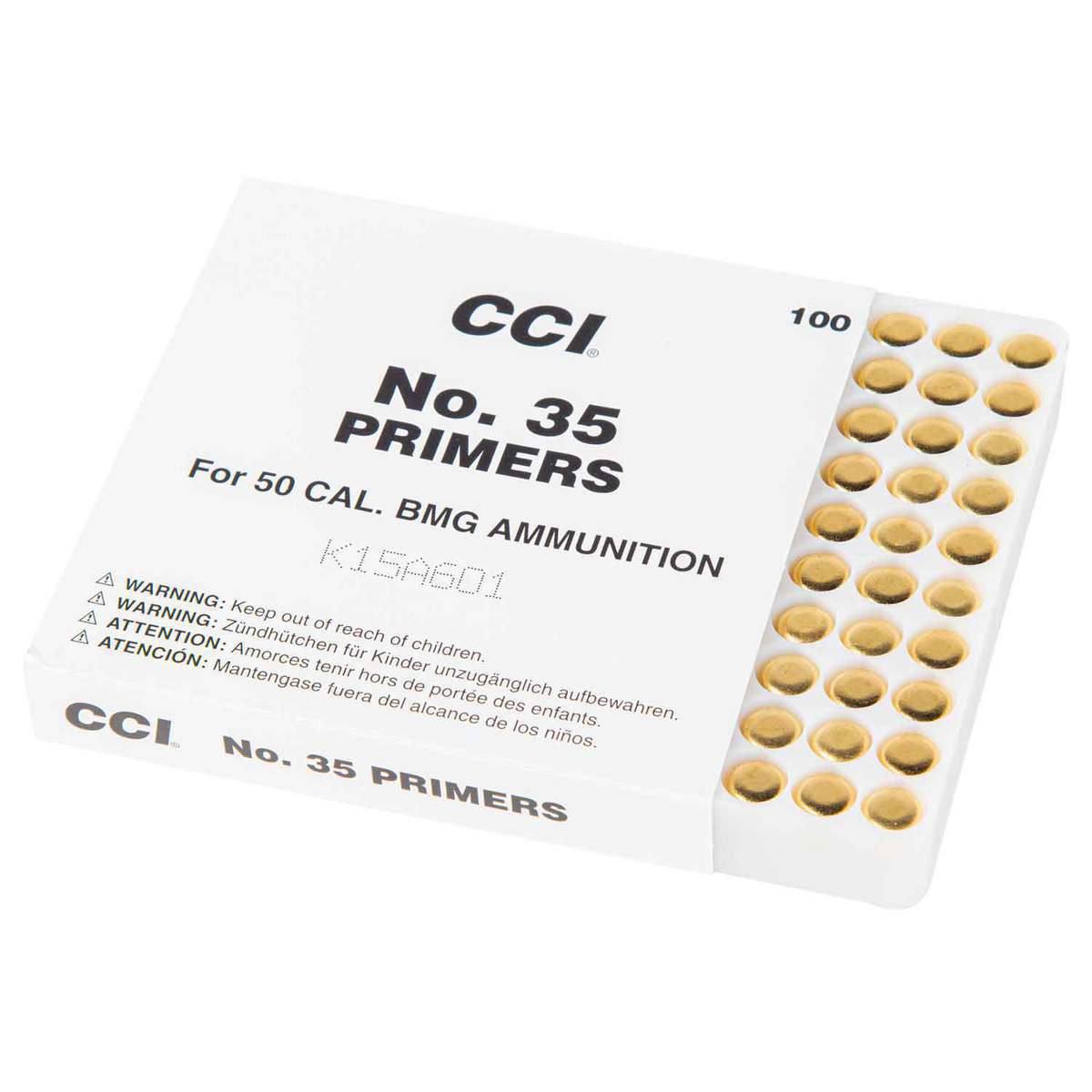 CCI Primers #35 50 BMG Rifle Primer - 100 Count - 50 BMG CCI Primers #35 50 BMG Rifle Primer - 100 Count - 50 BMG