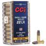 CCI Small Game Bullet 22 LR 40gr LFN Rimfire Ammo - 50 Rounds