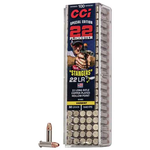 CCI Stangers 22 Long Rifle 32gr CPHP Rimfire Ammo Ammo - 100 Rounds 100 Rounds Ammo