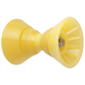 C.E. Smith Bow Bell Roller Assembly - Yellow TPR, 4in