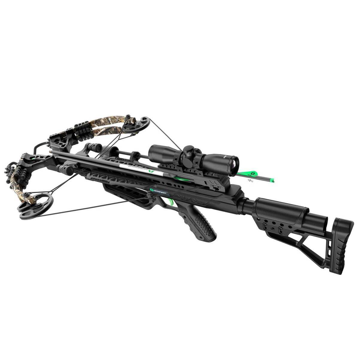 CenterPoint 390 Dagger Camo Right Hand Crossbow - Package - Camo CenterPoint 390 Dagger Camo Right Hand Crossbow - Package - Camo