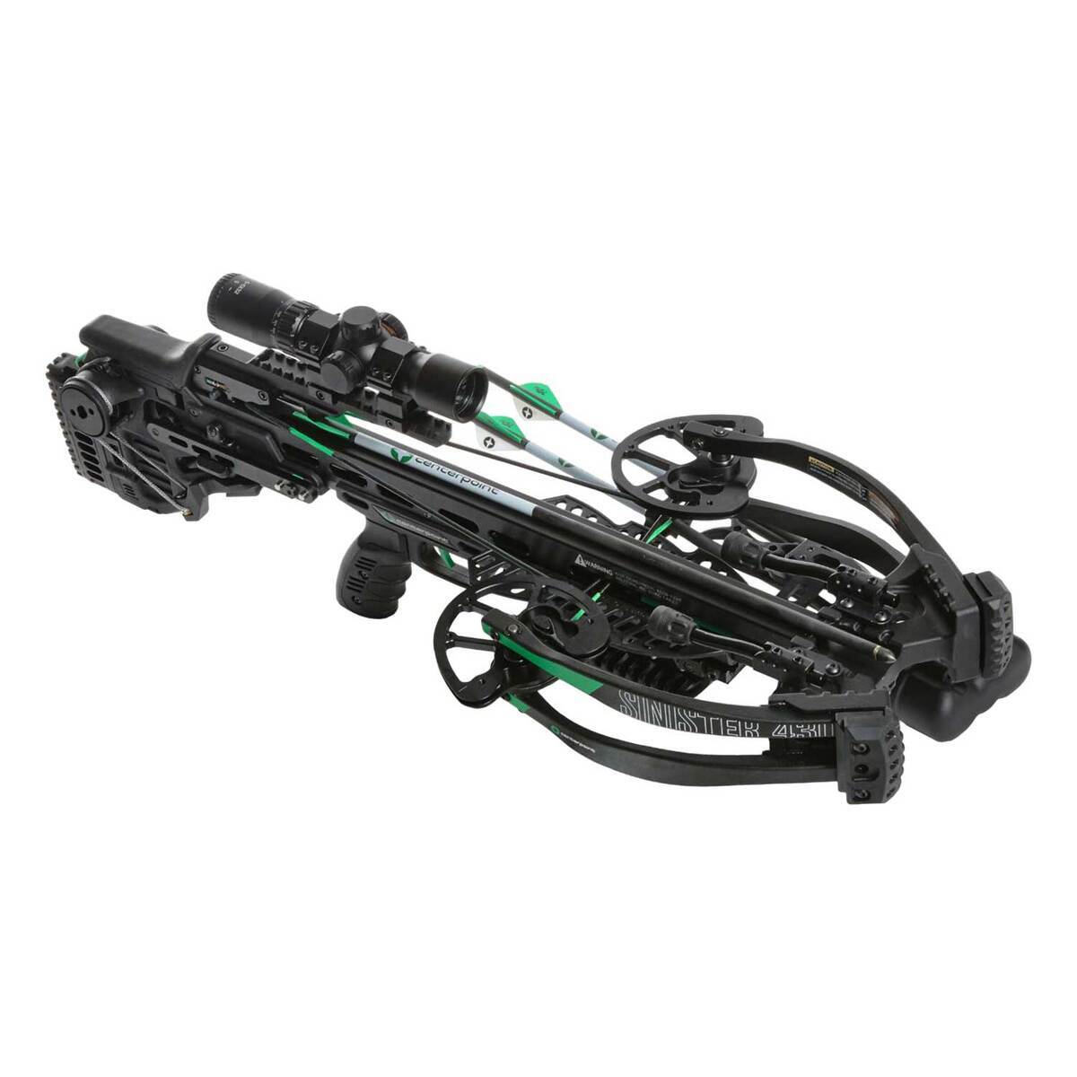 Centerpoint Archery Sinister 430 Black Crossbow - Package - Black Centerpoint Archery Sinister 430 Black Crossbow - Package - Black