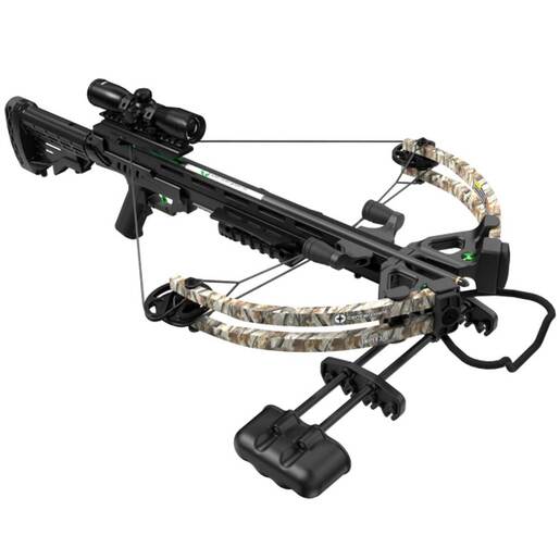 CenterPoint Archery Sniper 370 Camo Crossbow – Package – Camo